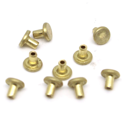Norme en laiton de usinage du boulon ISO9001 de rivet de pièces de précision de commande numérique par ordinateur de tour