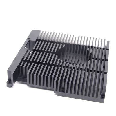 Radiateur en aluminium de usinage expulsé de pièces de commande numérique par ordinateur pour l'équipement industriel