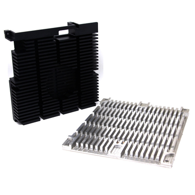 Radiateur en aluminium de usinage expulsé de pièces de commande numérique par ordinateur pour l'équipement industriel